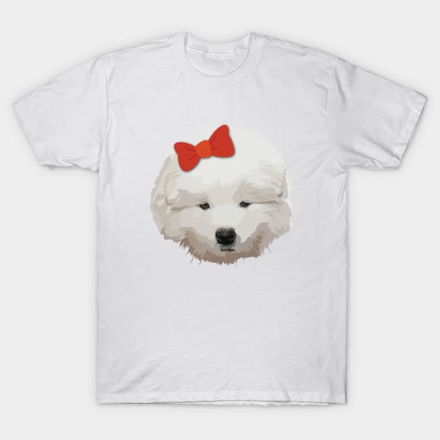 Baby Samoyed T-Shirt by thedailysoe